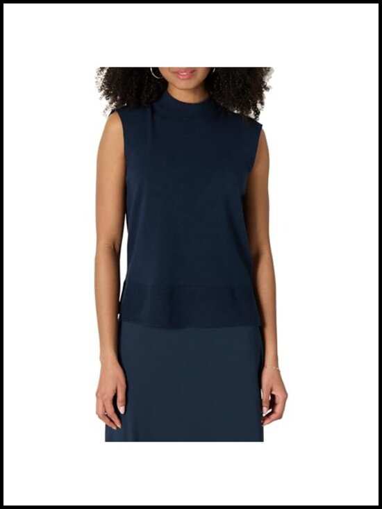 Other - Women's Regular-Fit Short Sleeve Pullover Sweater Top Mock Neck